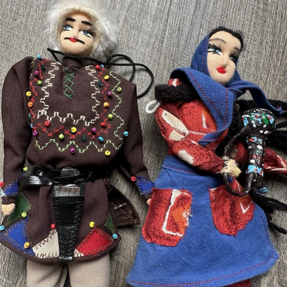 National Costume Dolls | GEORGIAN Handmade Dolls| Caucasian| Khevsureti Georgia|